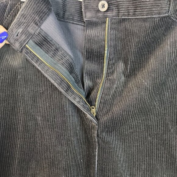 90s Woolrich Corduroy Skirt 14 Black Vintage Outdoorwear Full Length Deadstock - Picture 4 of 9